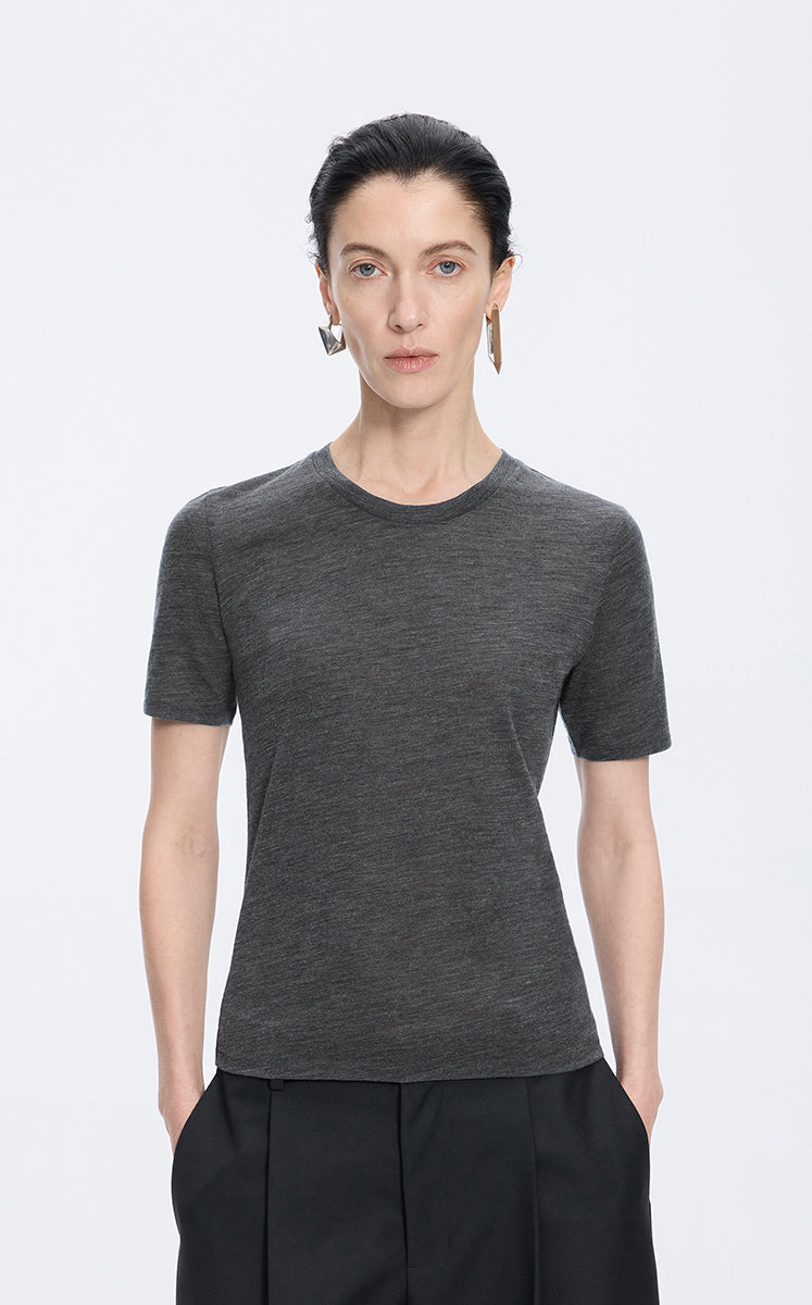 T-Shirt / JNBY Merino Blend Fitted Tee