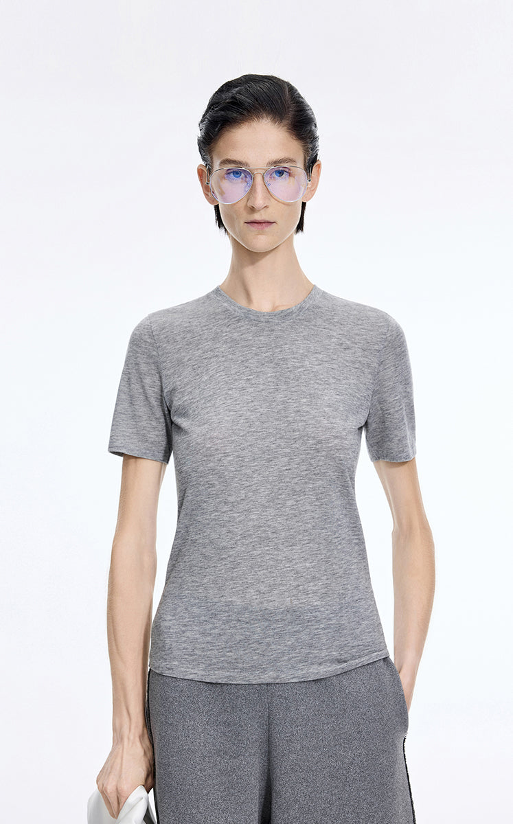 T-Shirt / JNBY Merino Blend Fitted Tee