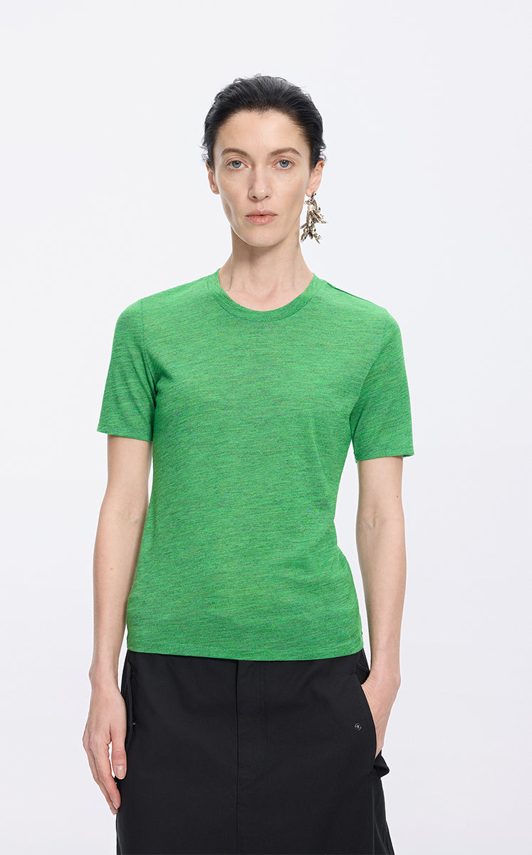 T-Shirt / JNBY Merino Blend Fitted Tee