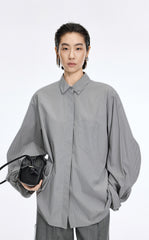 Shirt / JNBY H-Line Deconstructed Cotton Shirt