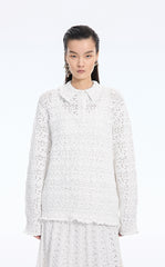 Sweater / JNBY Oversized Textured Knit Pullover