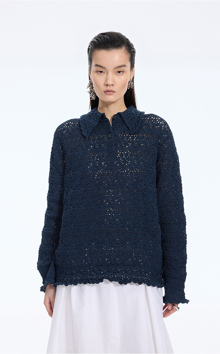 Sweater / JNBY Oversized Textured Knit Pullover