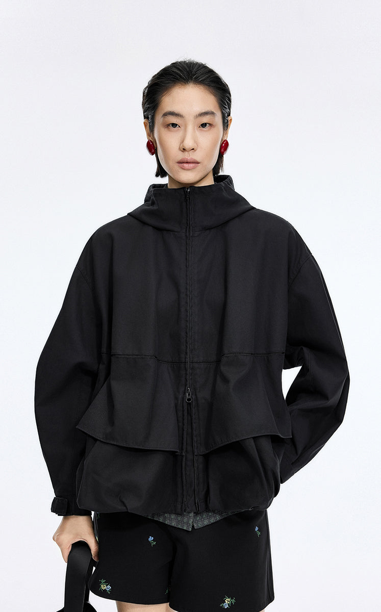 Jacket / JNBY Retro Oversized Fit Cotton Jacket