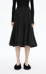 Skirt / JNBY S-Line Wool Mid-Length Skirt