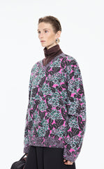 Sweater / JNBY Floral Screen Oversized Pullover