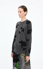 Sweater / JNBY 3D Floral Wool Blend Pullover