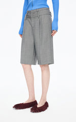 Pants / JNBY Straight-Leg Wool Blend Bermuda pants