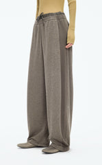 Pants / JNBY Topstitched Banana Cut Cotton Pants