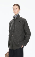 Shirt / JNBY Oversized Beaded Cotton Poplin Shirt