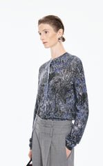 Sweater / JNBY Hand-Painted Mohair Blend Cardigan