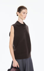 Sweater / JNBY Wool Polo Knit Vest