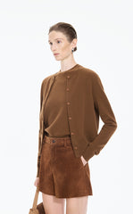 Sweater / JNBY Cropped Wool-Cashmere Cardigan