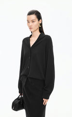 Sweater / JNBY Wool Cashmere Blend Longline Cardigan