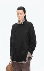 Sweater / JNBY Textured Wool Blend Pullover