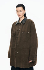 Jacket / JNBY Oversized Cotton Utility Jacket