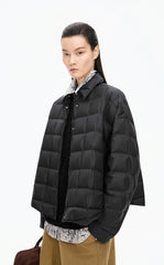 Down Coat / JNBY Oversized Short Goose Down Coat
