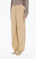 Pants / JNBY Cotton Twill Straight-Leg Trousers