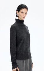 Sweater / JNBY Oversized Wool Cashmere Turtleneck Sweater