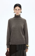 Sweater / JNBY Oversized Wool Cashmere Turtleneck Sweater