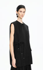 Vest / JNBY Double-Faced Collarless Wool Vest