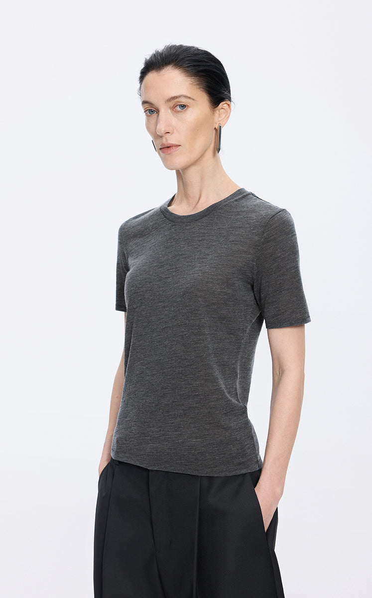 T-Shirt / JNBY Merino Blend Fitted Tee