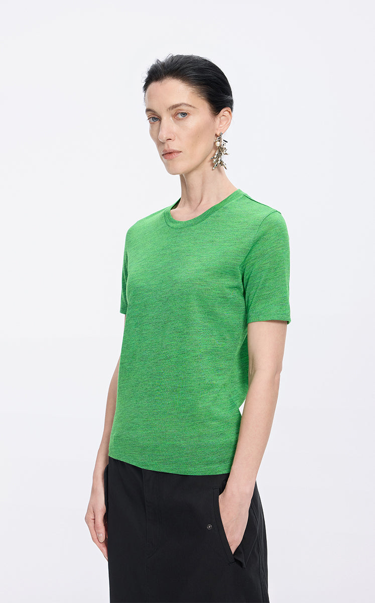 T-Shirt / JNBY Merino Blend Fitted Tee