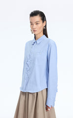 Shirt / JNBY Cut-Out Floral Dimensional Shirt