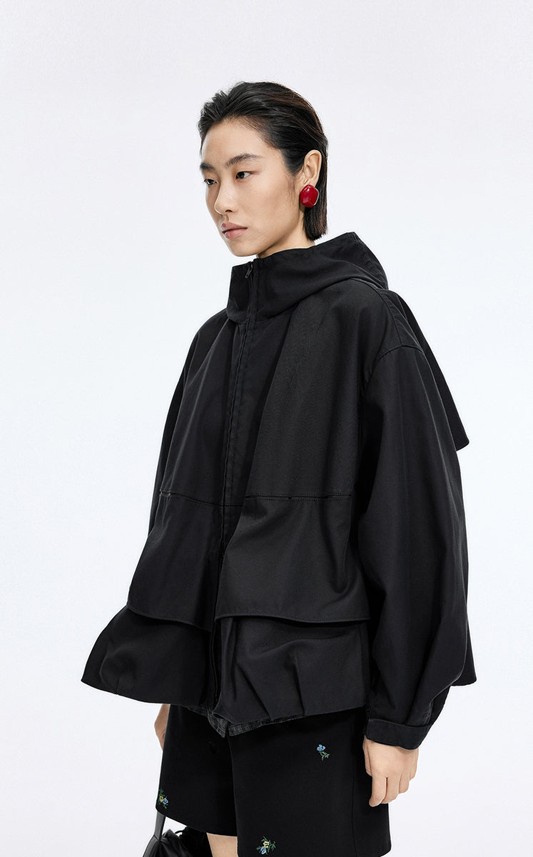 Jacket / JNBY Retro Oversized Fit Cotton Jacket