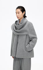Coat / JNBY Oversize Wool Blend Coat