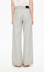Pants / JNBY Coated Straight-Leg Extra-Long Jeans