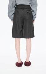 Pants / JNBY Straight-Leg Wool Blend Bermuda pants