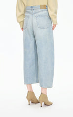 Pants / JNBY Cuffed Tapered Banana Cropped Jeans