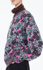 Sweater / JNBY Floral Screen Oversized Pullover