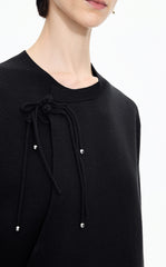 Sweater / JNBY O-Shape Mid-Length Wool Blend Cardigan