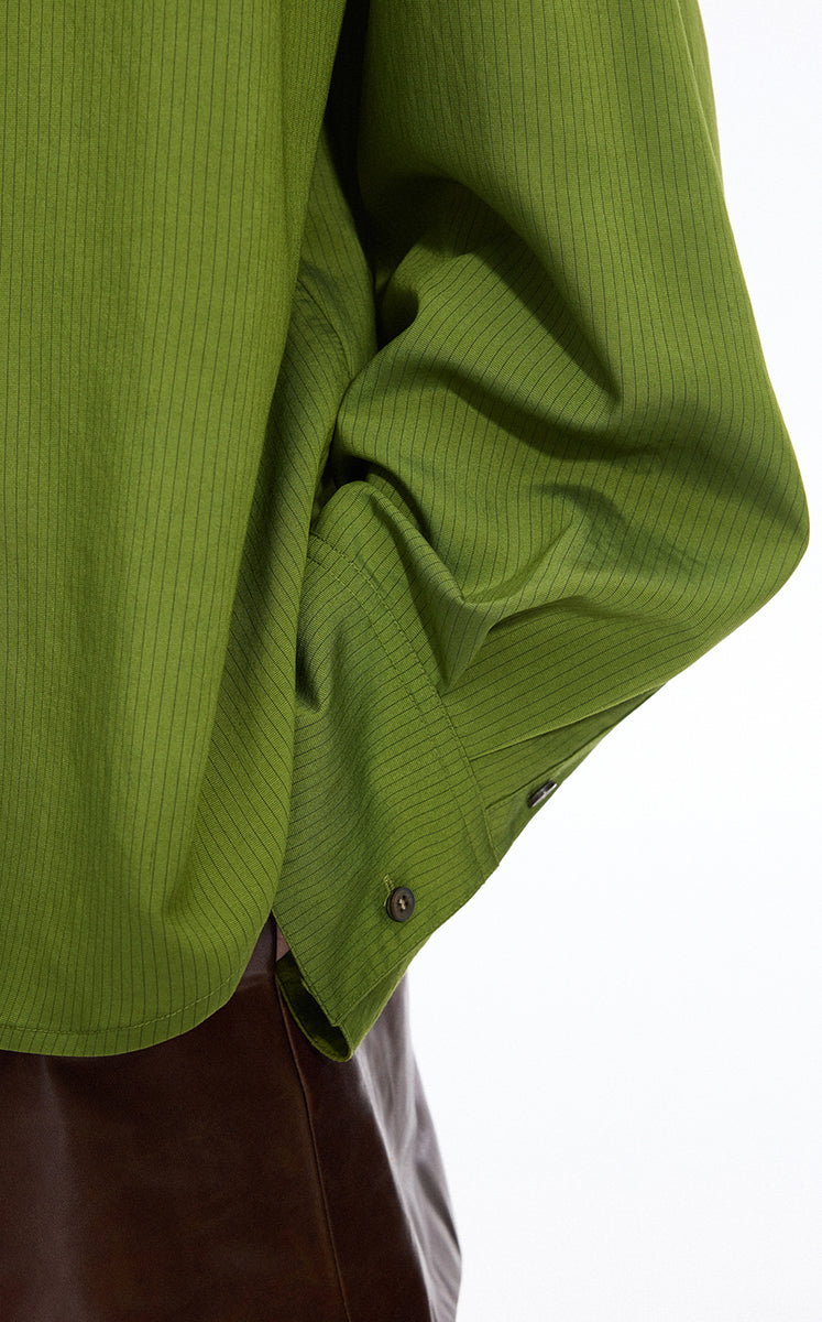 Shirt / JNBY Textured Oversized Long Sleeve Shirt