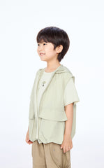 Vest / jnby by JNBY Water-Repellent Hooded Kids Vest