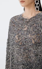 Sweater / JNBY Oversized Textured Knit Sweater