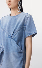 Dress / JNBY 3D  Floral Short Sleeve Dress