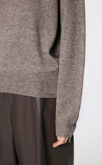 Sweater / JNBY Asymmetrical  Wool & Yak Sweater