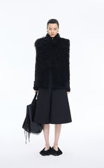 Sweater / JNBY Fitted Wool Blend Cropped Cardigan