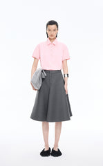 Skirt / JNBY A-Line Wool-Blend Midi Skirt
