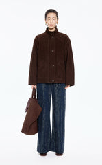 Pants /(ESG)JNBY Hand-Painted Hydrangea Wide-Leg Jeans