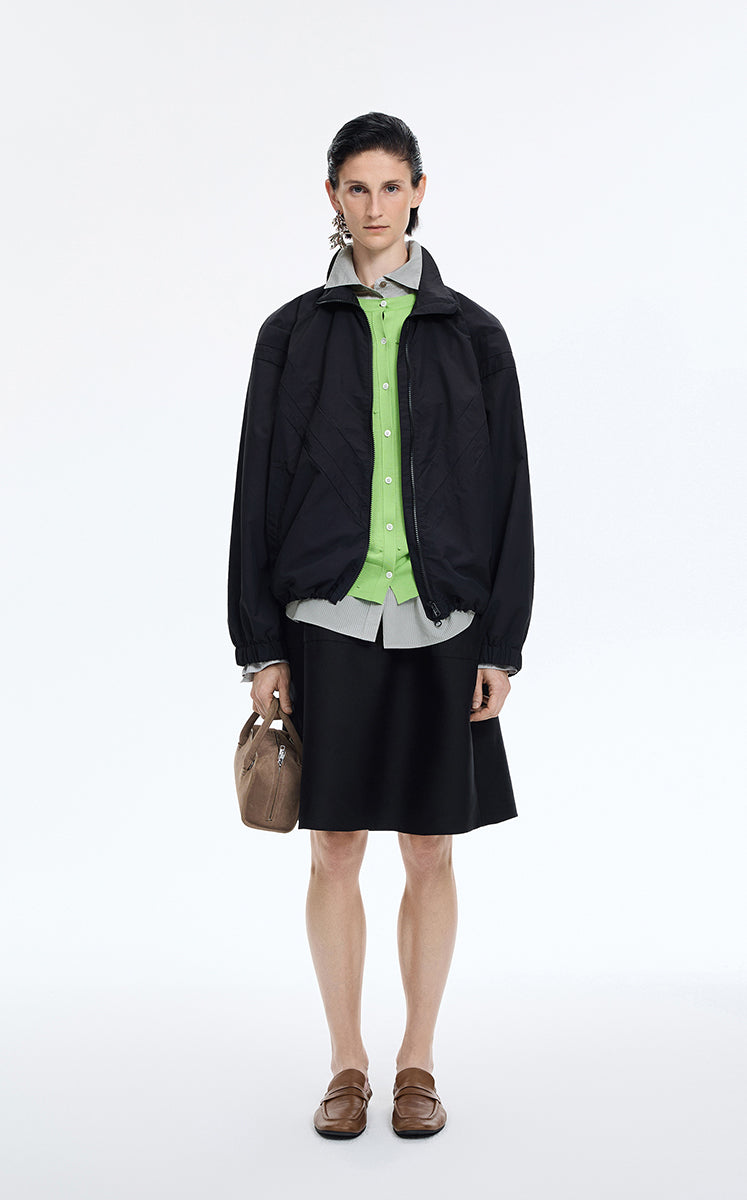 Shirt / JNBY Textured Oversized Long Sleeve Shirt