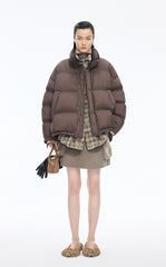 Jacket / JNBY Oversized Plaid Flocked Jacket