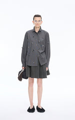 Skirt / JNBY A-Line Short Denim Skirt