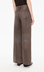 Pants / JNBY Wide-Leg Cuffed Full-Length Jeans