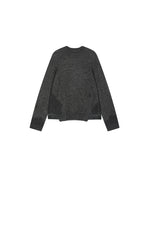 Sweater / JNBY  Oversized Knitted Denim Panel Pullover