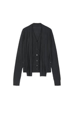 Sweater / JNBY Deconstructed Longline Wool Cardigan