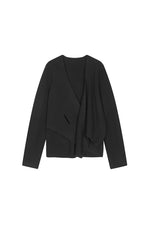 Sweater /(ESG)JNBY Loose Overlap Front Wool Pullover