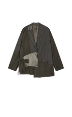 Blazer / JNBY Loose Pleated Wool-Blend Blazer